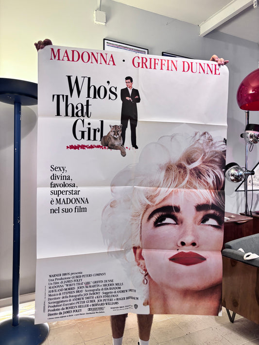Cartel WHO´S THAT GIRL.