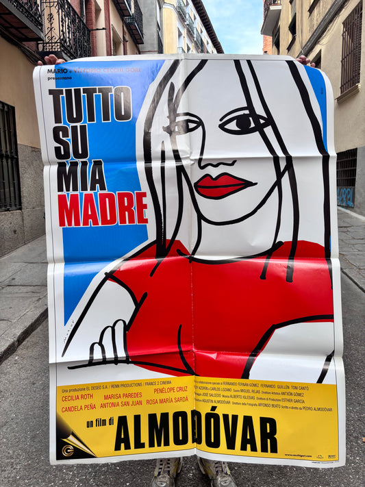 Cartel TODO SOBRE MI MADRE de Pedro Almodóvar