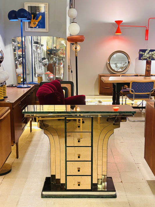 Consola de espejo estilo art decó